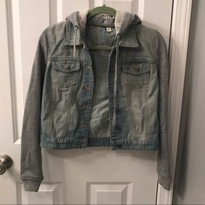 Hooded Jean Jacket